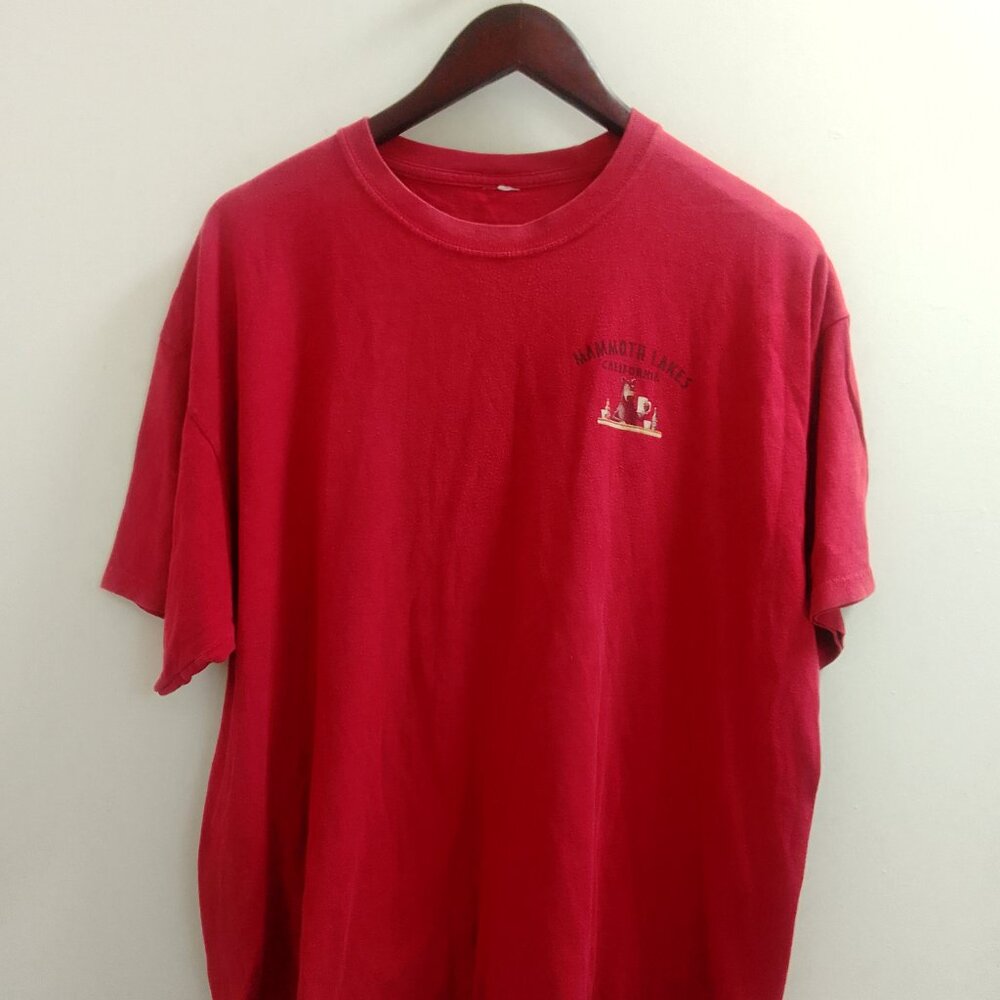 Mammoth Lakes California, Older Boys, Man's, Short Sleeved, Bear T-Shirt,